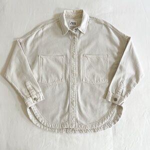 ZARA Oversized Overshirt Jacket